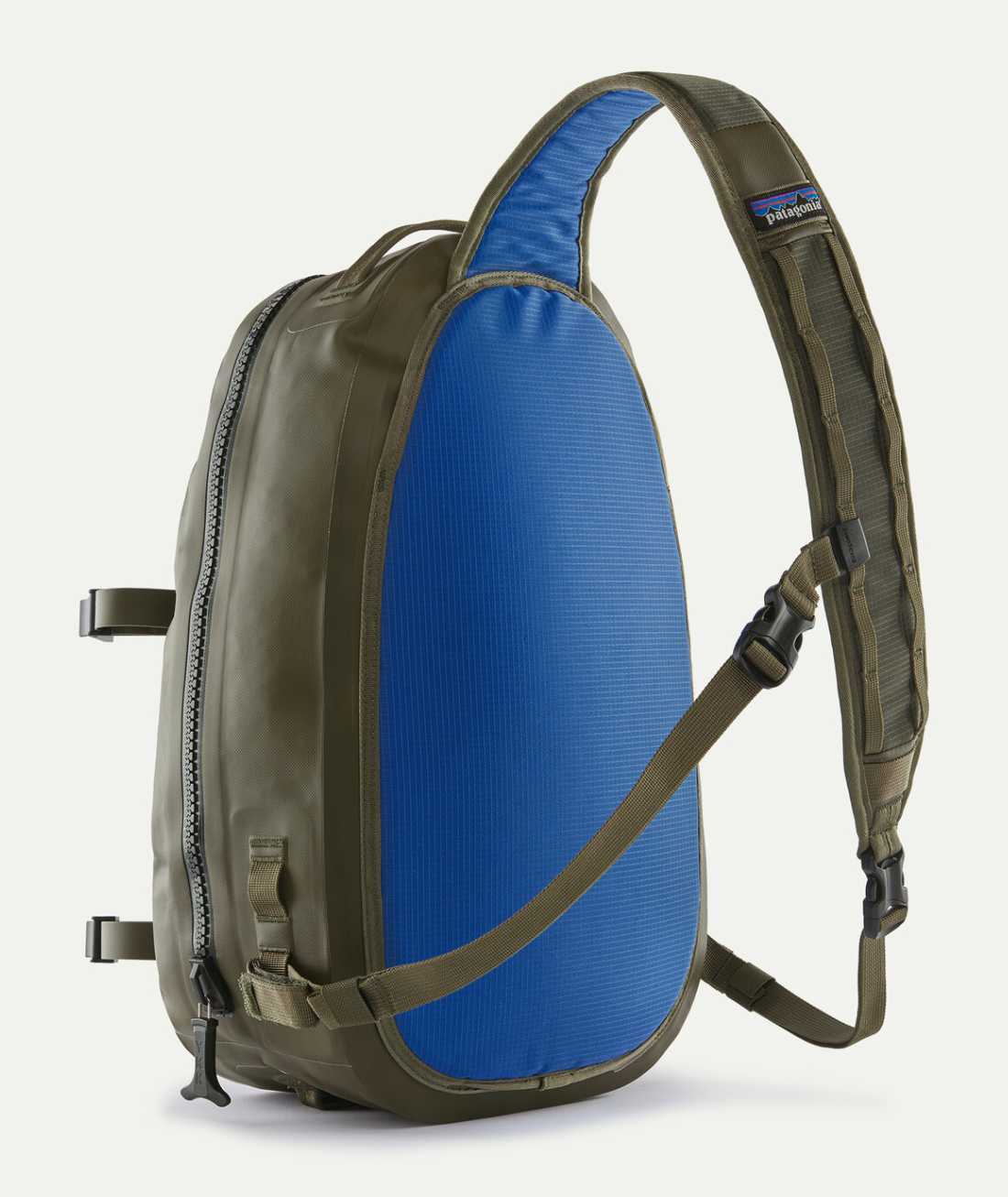 Strap view of  Patagonia Guidewater Sling 15L Basin Green color.
