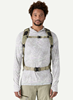 Front view of man wearing Patagonia Stealth Backpack 25L