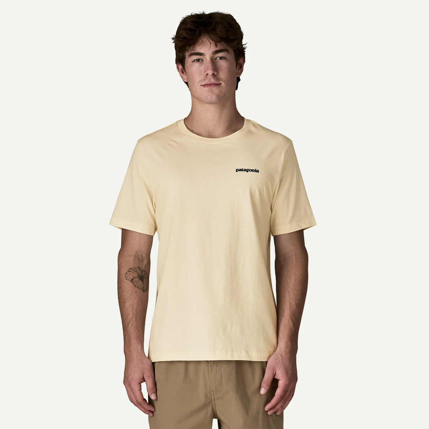 Patagonia Fitz Roy Trout T-Shirt close-up with regular fit and everyday outdoor comfort