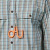 Patagonia men's fishing shirt featuring a relaxed fit and moisture-wicking technology.