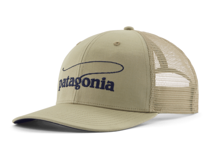 Front angle view of Patagonia Take A Stand Trucker Hat CGLW color