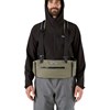 Model showing the front of Patagonia's Swiftcurrent Expedition Wader when pushed down