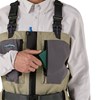 Pockets large enough for holding fly boxes