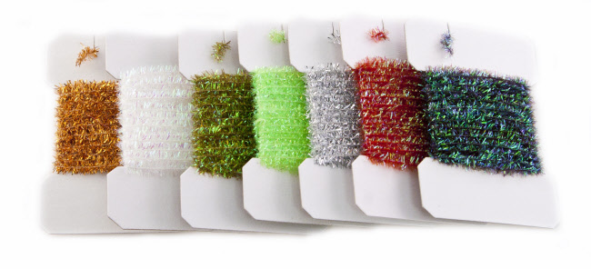 Ultimate fly tying kit component - tinsel chenille for versatile designs