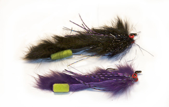 Foamtail Superworm Pat Ehlers Bass Fly