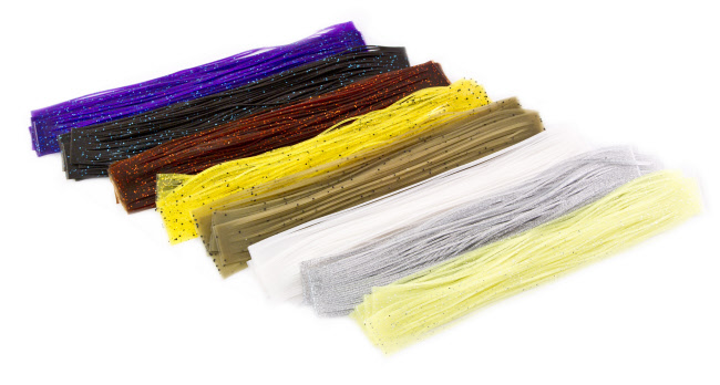 Hareline Crazy Legs Fly Tying Material Are Perfect For Adding Color And Motion When Fly Tying Streamers