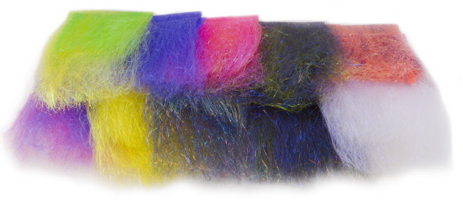 Ice Dub Minnow Back Shimmer Fringe Ice Dub Minnow Back Shimmer Fringe