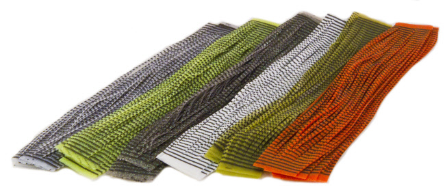 Hareline Grizzly Flutter Legs Are Perfect For Adding Color And Action To Your Bass Flies And Terrestrial Flies