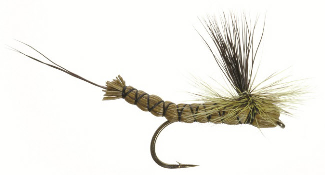 Green Paradrake Dry Trout Fly