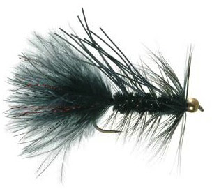 Gold Bead Rubber Leg Crystal Bugger Streamer Fly