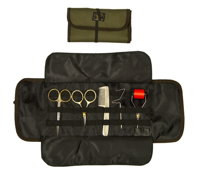 Hareline Dubbin Roll Up Tool Pouch