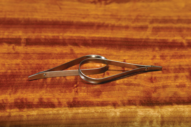 J. Dorin Teardrop Hackle Pliers fly tying tool wrapping hackle J. Dorin Teardrop Hackle Pliers