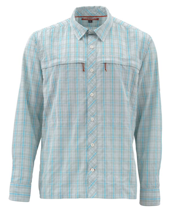 Simms Stone Cold Shirt Celadon Plaid Simms Stone Cold Shirt Celadon Plaid