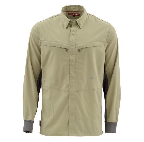 Simms Intruder BiComp LS Shirt Sage Simms Intruder BiComp LS Shirt Sage