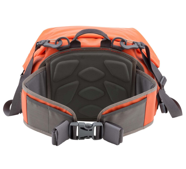 Simms Dry Creek Hip Pack Bright Orange Back Simms Dry Creek Hip Pack Bright Orange Back
