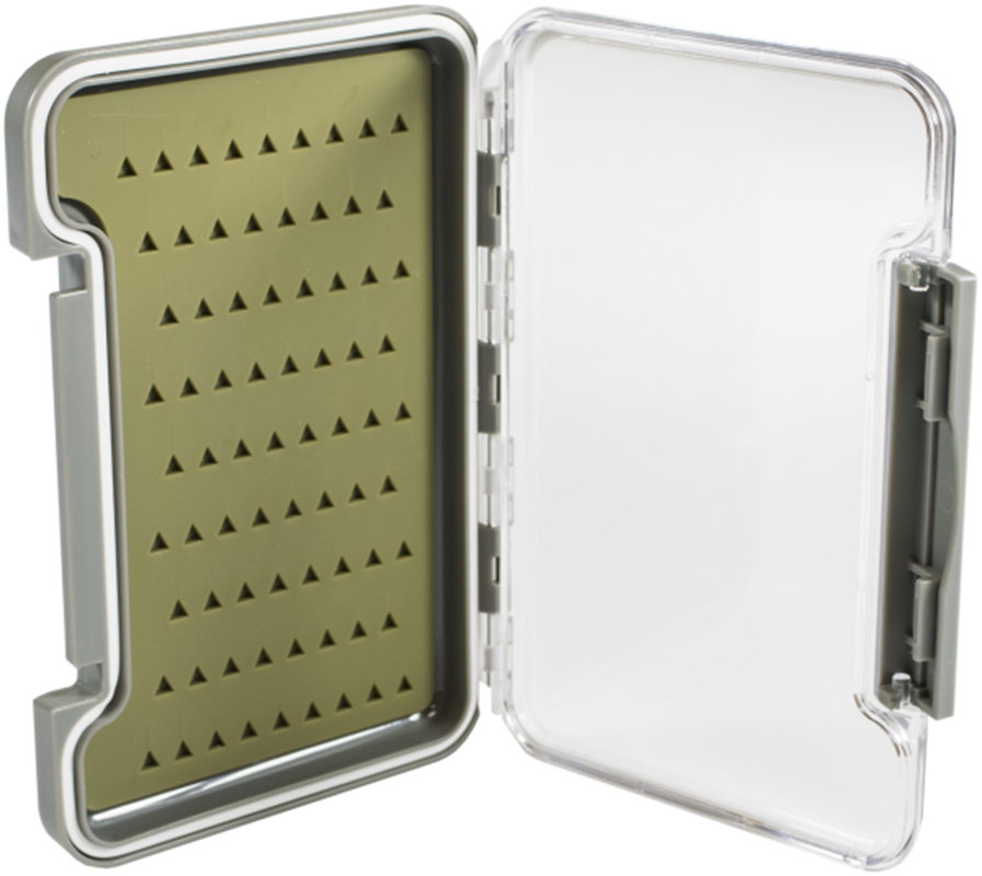 Fishing Fly Box Portable Slim Storage. Transparent Waterproof Box Clear