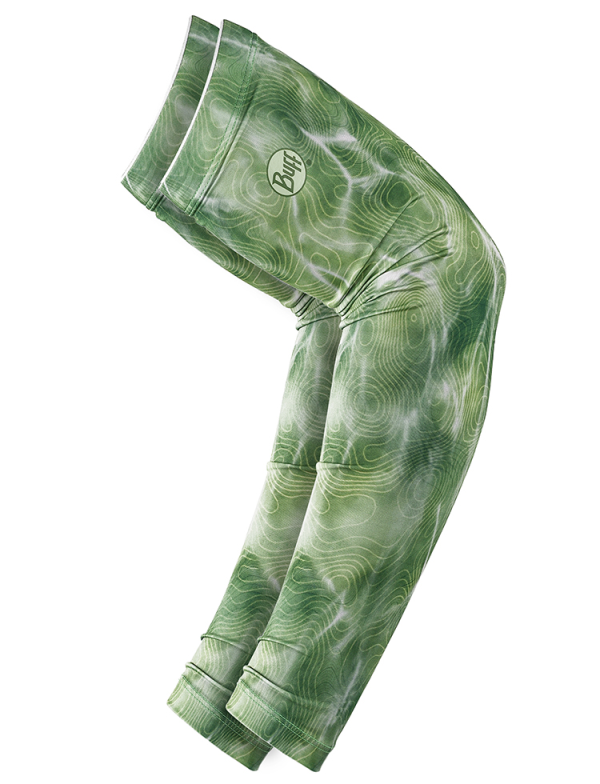 Buff UV Insect Shield Arm Sleeves Bugslinger Water Camo Green Buff UV Insect Shield Arm Sleeves Bugslinger Water Camo Green