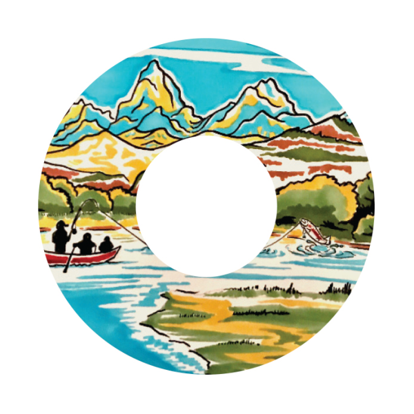 Redington i.D Fly Reel Decals Drifting KC Badger Redington i.D Fly Reel Decals Drifting KC Badger