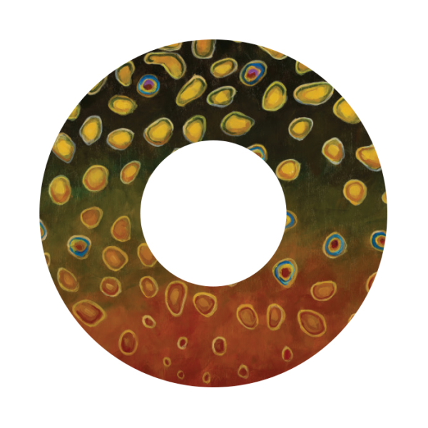 Redington i.D Fly Reel Decals Brookie Udesen Redington i.D Fly Reel Decals Brookie Udesen