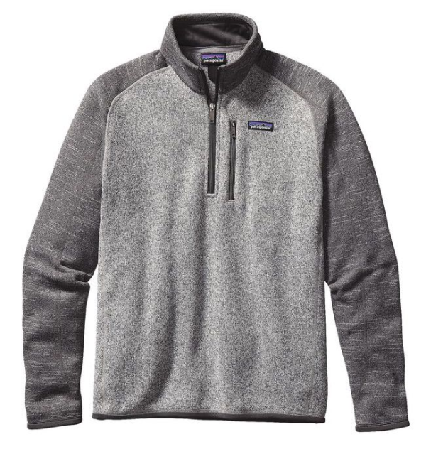 Patagonia Better Sweater 1/4 Zip Fleece Nickel with Forge Grey Patagonia Better Sweater 1/4 Zip Fleece Nickel with Forge Grey