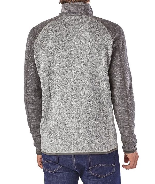 Patagonia Better Sweater 1/4 Zip Fleece Nickel with Forge Grey Back Patagonia Better Sweater 1/4 Zip Fleece Nickel with Forge Grey Back