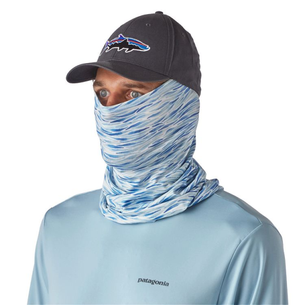 Patagonia Sun Mask T Riffle Clear Pool On Patagonia Sun Mask T Riffle Clear Pool On