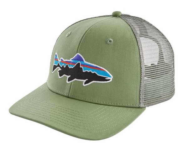 Patagonia Fitz Roy Trout Trucker Hat Matcha Green Patagonia Fitz Roy Trout Trucker Hat Matcha Green