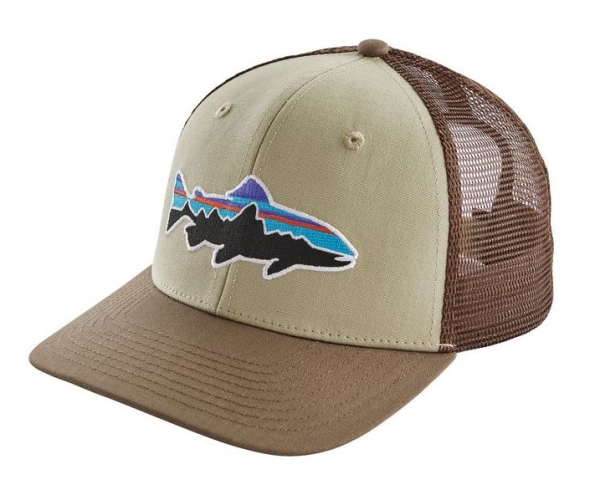 Patagonia Fitz Roy Trout Trucker Hat Weathered Stone Patagonia Fitz Roy Trout Trucker Hat Weathered Stone