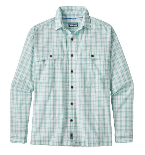 Patagonia Long-Sleeved Island Hopper II Shirt Free Blast Birch White Patagonia Long-Sleeved Island Hopper II Shirt Free Blast Birch White