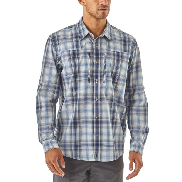Patagonia Sun Stretch LS Shirt King Swing Radar Blue Front Patagonia Sun Stretch LS Shirt King Swing Radar Blue Front