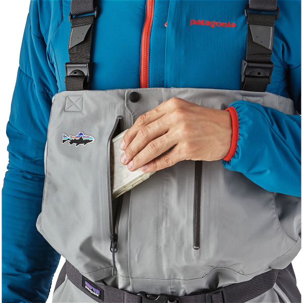 Patagonia Rio Gallegos Zip-Front Wader Pocket Front Patagonia Rio Gallegos Zip-Front Wader Pocket Front