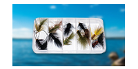 Fly assortments for bass fishing