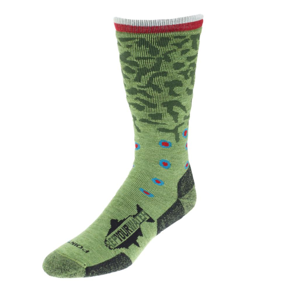 Rep Your Water Trout Socks - Brook Trout