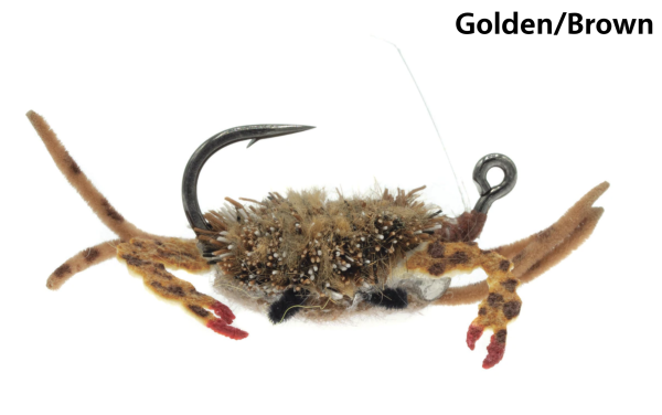 Danger Muffin Crab Fly Pattern Golden/Brown Danger Muffin Crab Fly Pattern Golden/Brown