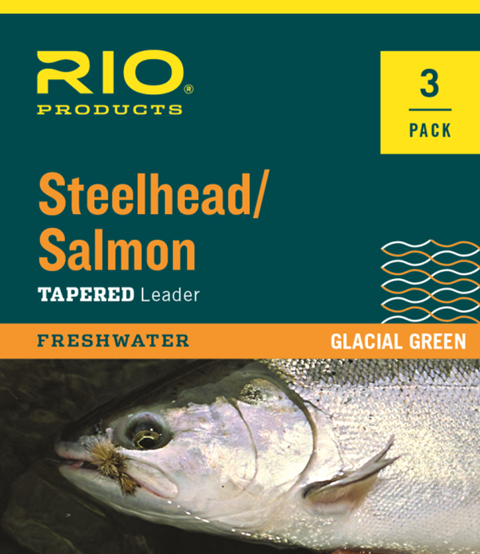 RIO 9' Steelhead/Salmon Knotless Fly Leader 3-Pack, Salmon and Steelhead  Leaders For Sale Online at