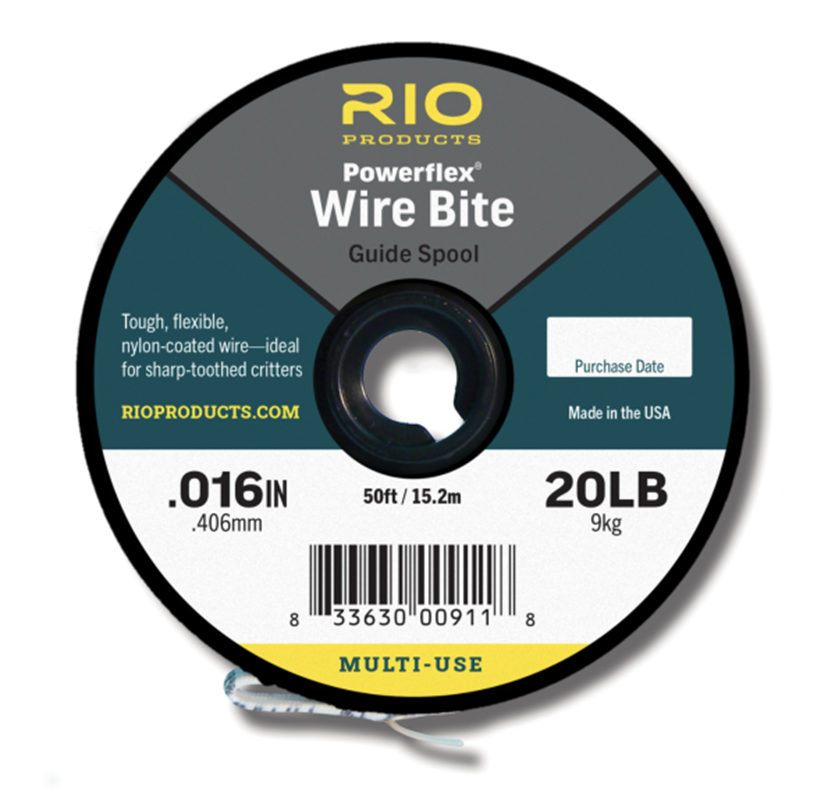 RIO Powerflex Wire Bite Tippet  Wire Musky Leader Material