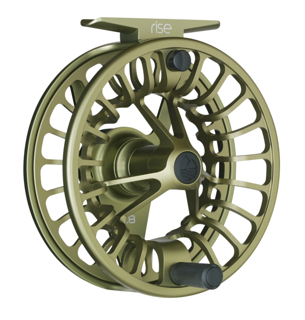 Redington Rise Fly Fishing Reel Olive For Sale Online Redington Rise Fly Fishing Reel Olive Front