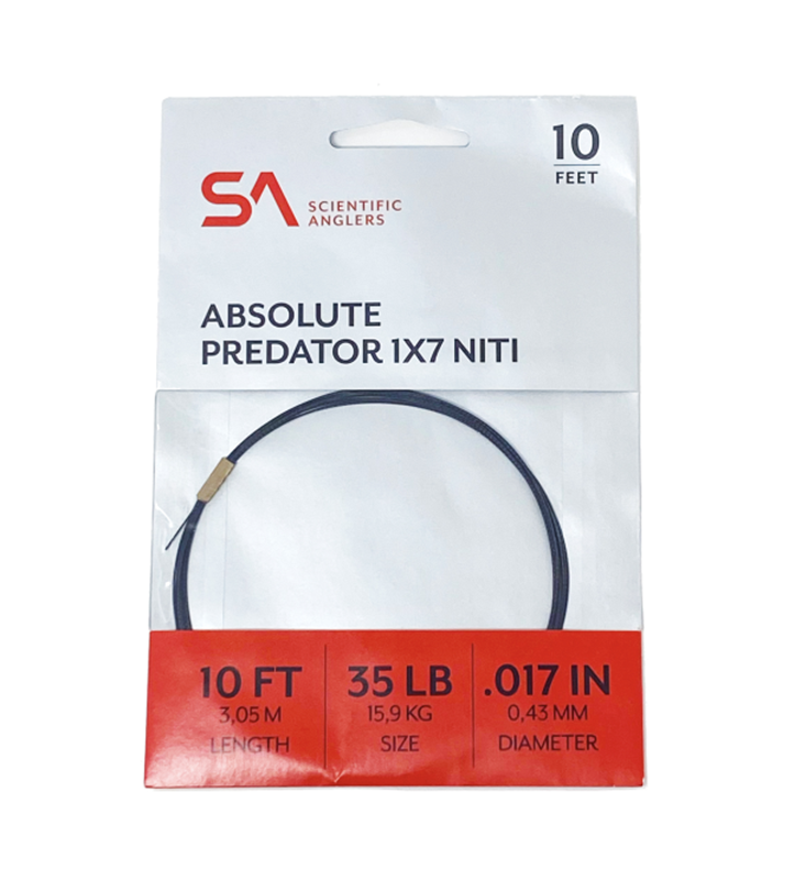 Scientific Anglers Absolute 1x7 Nickel Titanium Wire, Buy SA NiTi Fishing  Wire Material At The Fly Fishers