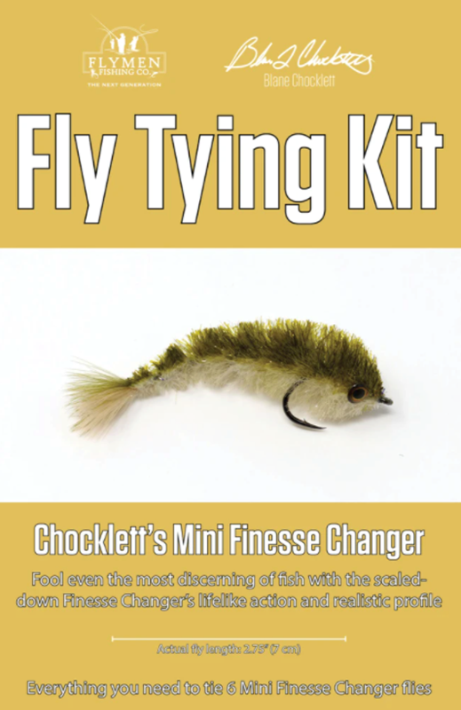Chocklett's Mini Finesse Game Changer Fly Tying Kit, Blaine Chcocklett  Flies, Flymen Fish Tying Material