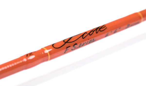 Scott F Series Fly Rod Script Detail Scott F Series Fly Rod Script Detail
