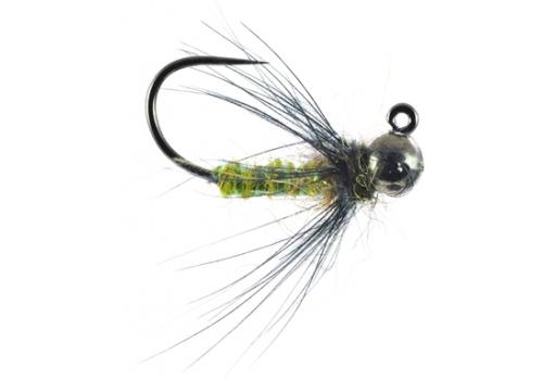 Jigged Caddis Pupa Green Nymph Trout Fly