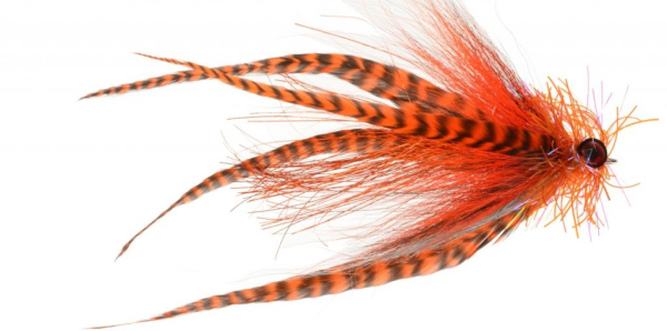 Musky Mayhem Musky Fly Orange/Black