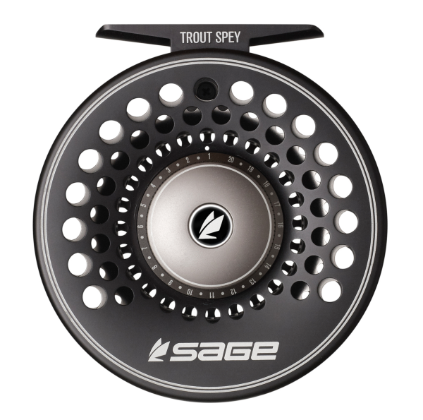 Sage Trout Spey Fly Reel Stealth/Silver Sage Trout Spey Fly Reel Stealth/Silver