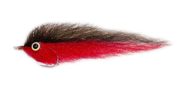 EP Peanut Butter Black/Red 3/0 Fly for Bass, Musky & Pike