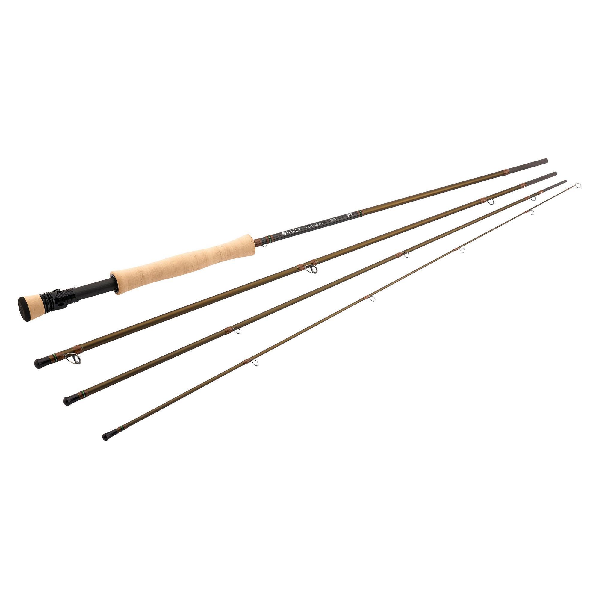 Hardy Marksman lightweight fly fishing rod 4-piece construction high performance blank