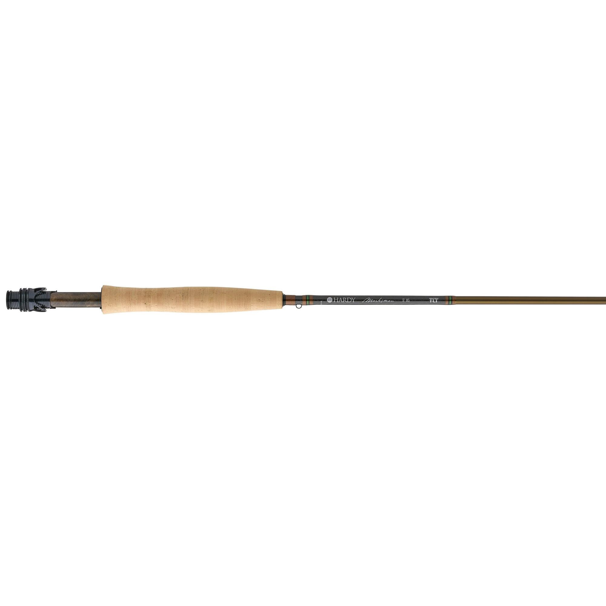 Hardy Marksman fly rod cork handle ergonomic grip with lightweight reel seat