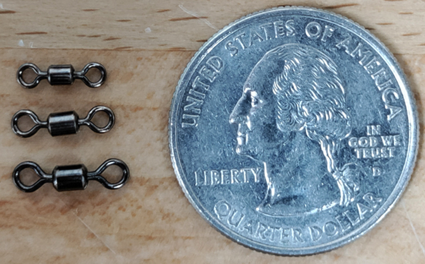 RIO Micro Swivels for sale online are available in three sizes for many fly fishing uses.