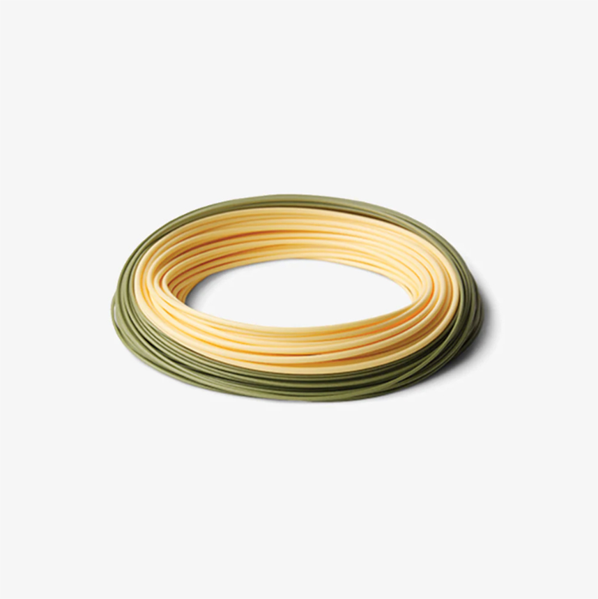 Versatile Rio Single Handed Spey Fly Line, ideal for tight quarters fishing with rear-weighted design for easy, long casts