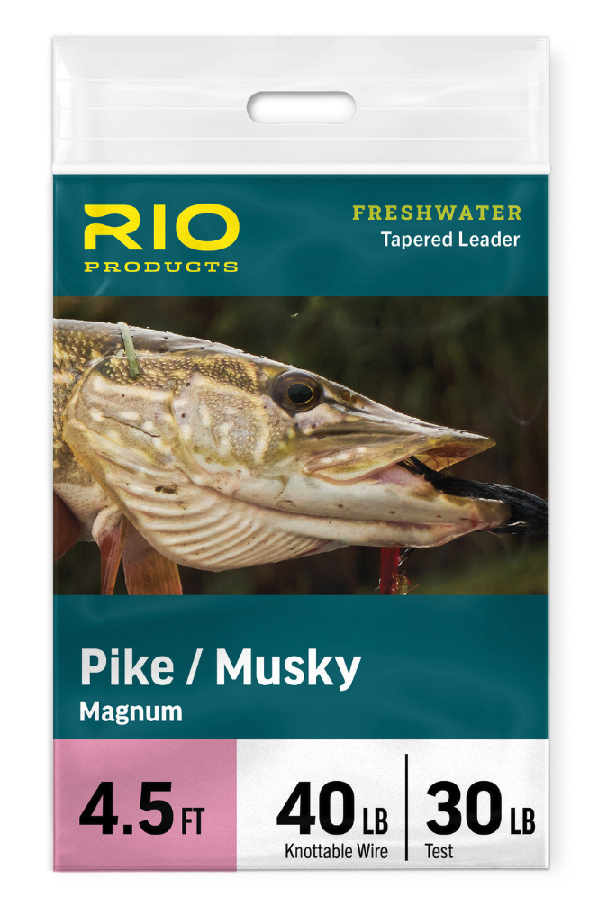 RIO Pike Musky Fly Fishing Leader Magnum