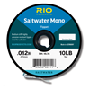 RIO Saltwater Mono Tippet Material with medium stiffness and excellent knot strength for saltwater fly fishing